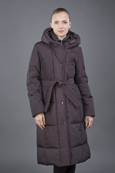 Длинное женское пуховое пальто Dixi Coat с капюшоном