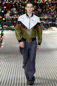 Бомбер с контрастными вставками из коллекции Dior Homme Бомбер с контрастными вставками из коллекции Dior Homme